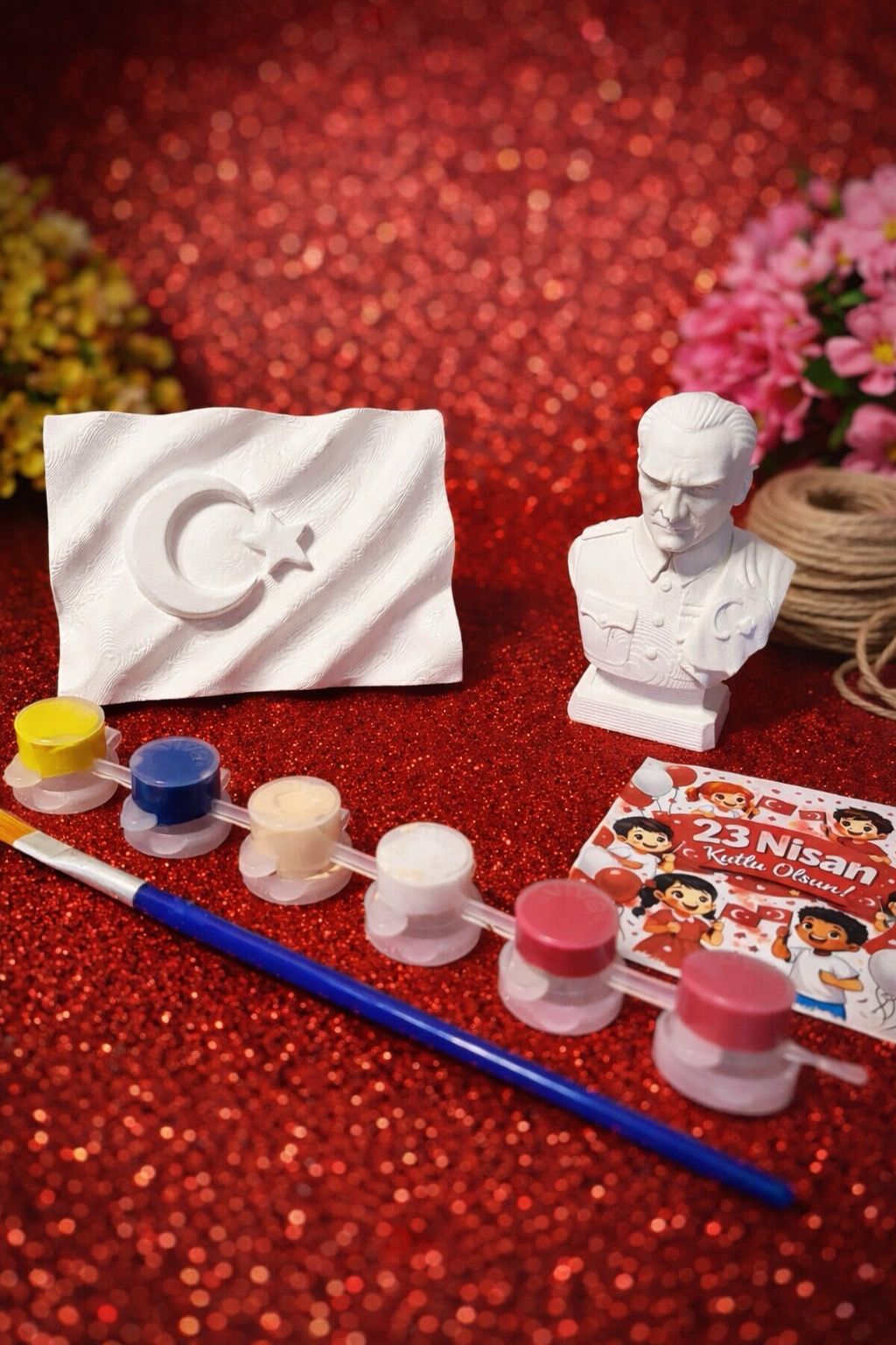 Milli bayramlara ozel Taş Boyama Setleri